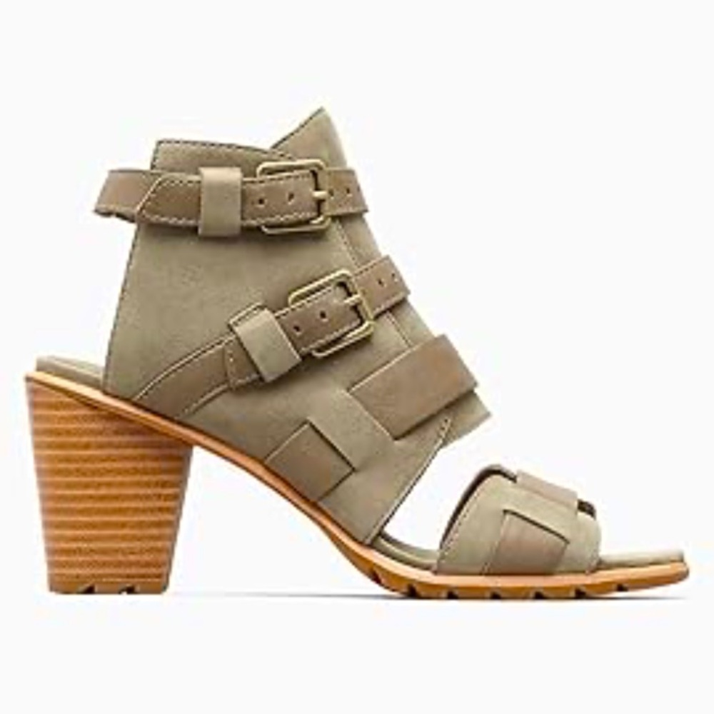 Sorel Women's Nadia Buckle II Open Toe Wedge Sandal